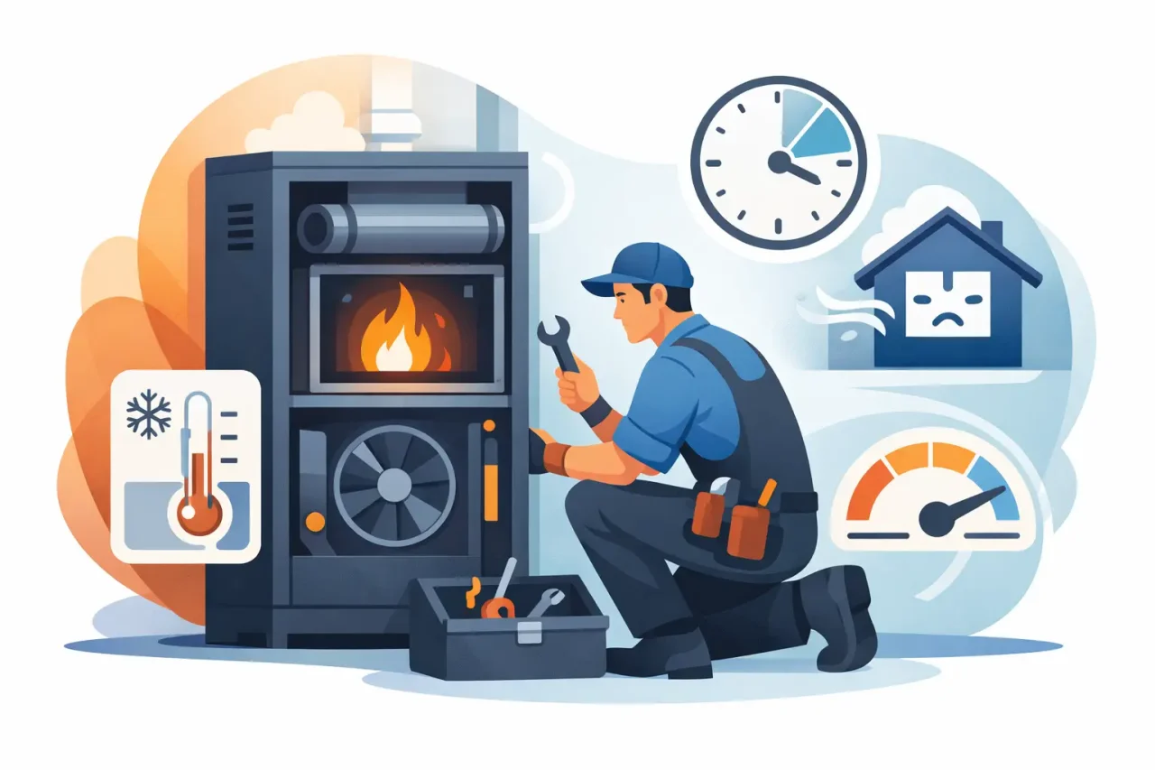 how to fix furnace not heating fast featured x