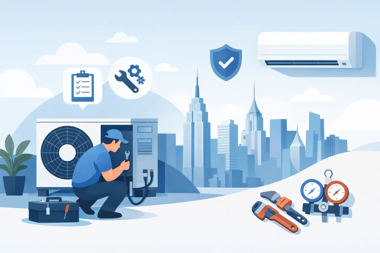 heat pump maintenance guide for nyc featured x