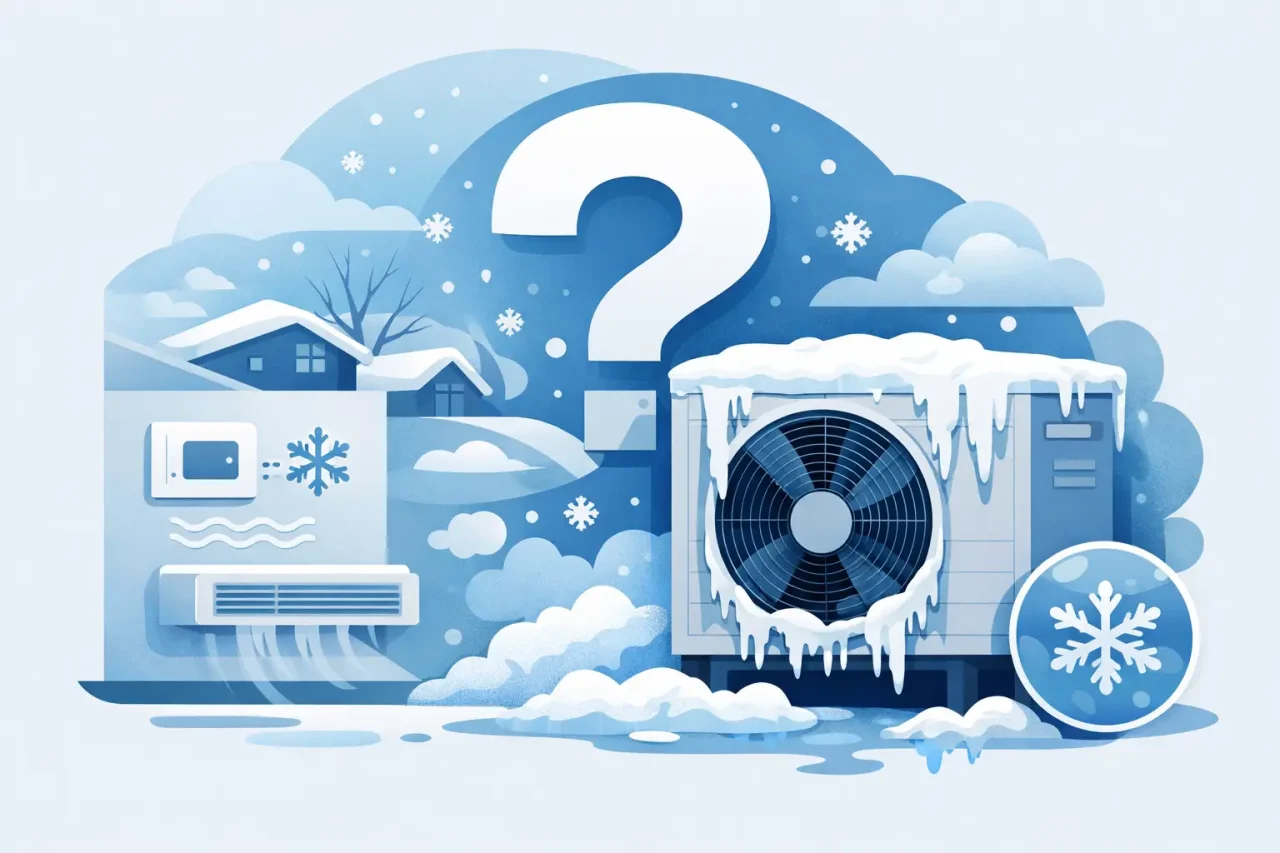 why is my heat pump freezing up featured x